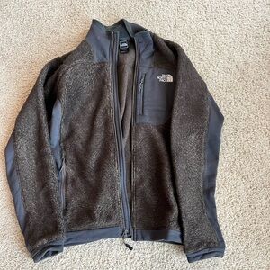 The North Face Dark Brown Sherpa Fleece Jacket
